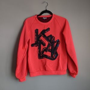 KENZO Graphic Logo Pink Sweater